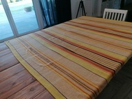 TKANY WEŁNIANY CIEŃSZY KILIM KAPA NARZUTA PASIAK 150 x 175 B9