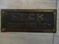 TABLICZKA MŁYN MŁYŃSTWO ŻARNO SECK DRESDEN