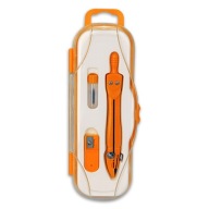 Cyrkiel szkolny z grafitem Penmate pomarańczowy