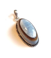 Wisiorek Owyhee Opal Oko Ptasie