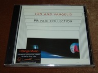 CD - JON AND VANGELIS - Private Collection (folia) !