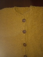 Kamizelka wełniana M L 40 42 handmade zapinana