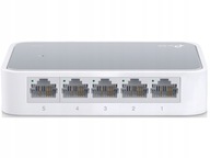 TP-LINK TL-SF1005D MINI SWITCH 5 PORTÓW 200Mbps + 2 przewody LAN losowe