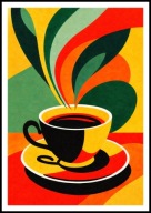 A2 PLAKAT DO KUCHNI JADALNI KAWIARNI RESTAURACJI PLAKAT KAWA FILIŻANKA KAWY