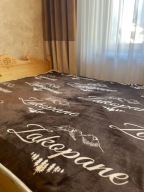 Koc 100% z wełny Merino i polaru (155x200cm)