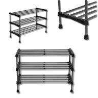 SZAFKA NA BUTY NA NÓŻKACH GOCKOWIAK – CZARNA 93 CM