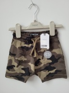 NEXT chłopięce krótkie spodenki szorty moro 80 cm