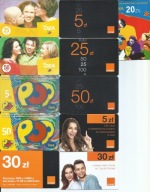 Karta pre paid- idea,pop ,orange zestaw 86