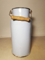 Stara emaliowana kanka bańka na mleko 5L z czasów PRL-u