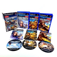 CALL OF DUTY TRILOGY PS2 FINEST HOUR 3 2 BIG RED ONE ANGIELSKIE PAL ENG