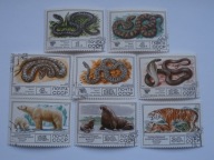 ZSRR - gady i ssaki - Mi. 4678-85 kasowane