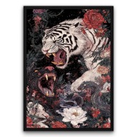 Plakat z ramą 50x70 Majestat dżungli dekoracja ścienna | Pomysł na prezent