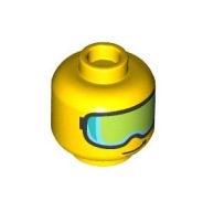 LEGO - Główka głowa w goglach narciarskich - 28621pb0085
