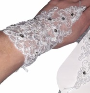 RĘKAWICZKI KOMUNIJNE DZIEWCZĘCE