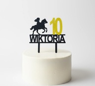 topper na tort personalizacja WYBÓR KOLORÓW KONIK !!!kolory