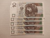 10 zł 2025 seria CL menniczy banknot do wyboru