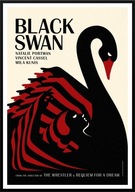 A2 PLAKAT FILMOWY FILM CZARNY ŁABĘDŹ, BLACK SWAN, NATALIE PORTMAN, (2010)