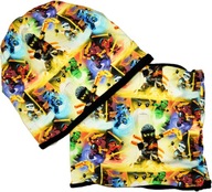 KOMPLET ZIMOWY CZAPKA + KOMIN Styl Ninjago JESIENNO ZIMOWY OCIEPLANY