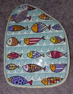 Ceramiczna deska do serwowania/ podkładka pod garnek