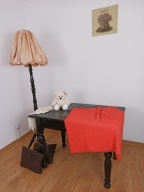 Czerwony kocyk dziecięcy 100% bawełna 92x80 cm