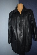 KURTKA SKÓRZANA CZARNA SKÓRA NATURALNA_XXL