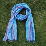 Apaszka szal C&A paski cotton 170 x 66 cm BDB