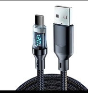 Kabel USB typ C 2 m czarny
