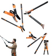 SEKATOR ALUMINIOWY DO GAŁĘZI KRZAKÓW KRZEWÓW ŻYWOPŁOTU OSTRY MOCNY NOŻYCOWY