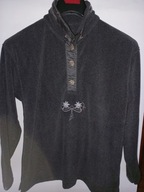 Bluza polarowa XXL 48 dzianina golf sweter ciepła