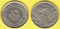 Singapur 10 Cents 1969 r.