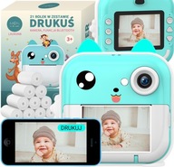 DRUKUŚ APARAT NATYCHMIASTOWY DRUKARKA TERMICZNA 48MP NOWY 21 ROLEK GRATIS!!