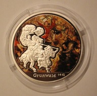 BITWA POD GRUNWALDEM 1410 - Jan Matejko - NUMIZMAT 3 OZ UNCJE + CERTYFIKAT