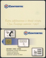KTP - POLSKA CENTERTEL # Papież Jan Paweł 2 # 1997 Ćw 10Ca G2 karta używana