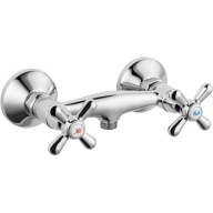 Bateria prysznicowa Ferro Retro New srebrny