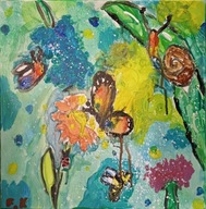 WOŚP - Malujemy dobro - obraz "Taniec Wolności"