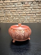 Dekoracyjna szkatułka miedziana | Druk 3D | Styl glamour vintage