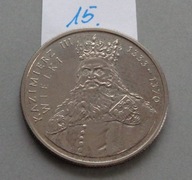 100 złote z 1987 roku , KAZIMIERZ WIELKI , UNC