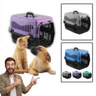 TRANSPORTER DLA KOTA PSA DO SAMOCHODU DUŻY 49X32X33 BEZPIECZNY KRÓLIKA NOWY