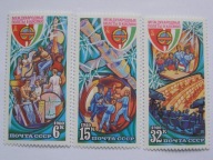 ZSRR - Wspólny Lot w Kosmos - Mi. 4964-66 **