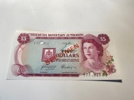 Bermudy - 5 dolarów - 1978 - specimen - UNC