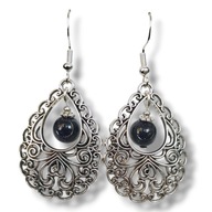 NK66 Kolczyki kamienie NOC KAIRU