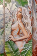 VibRaMy - "NATURA" Obraz Olejny Malowany Ręcznie 50x100