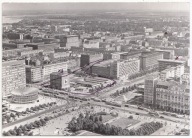 WARSZAWA BANK PKO TRAMWAJ AUTOBUS PRL 1972