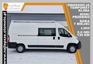 Peugeot Boxer, L3H2, NISKI PRZEBIEG, BRYGADOWKA, 7 miejsc, DOKA, tempomat,