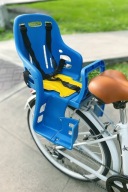 Fotelik Rowerowy Tylny Dziecięcy na Bagażnik Pasy