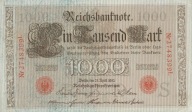Niemcy - 1000 Mark - 1910 - P44 - St.2