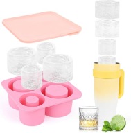 RÓŻOWA FORMA DO KOSTEK LODU – IDEALNA DO KUBKÓW STANLEY 20/30/40 OZ