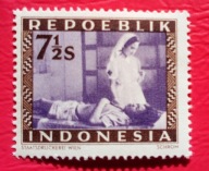 Indonezja 1949 Czerwony Krzyż czyste**