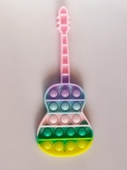 Zabawka odstresowująca pstrykacz push bubble sensoryczna bąbelki gitara