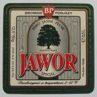 ETYKIETA PIWO JASNE PEŁNE JAWOR SPECJAL BROWAR PODJAZY GMINA SULĘCZYNO